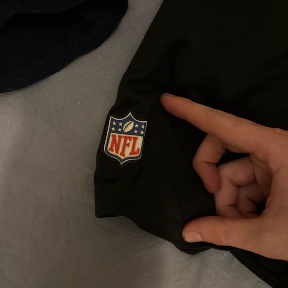 Arizona Cardinals Adult Dri-fit Black Polo NFL Authentic Button Up Fits like XL - Picture 4 of 10